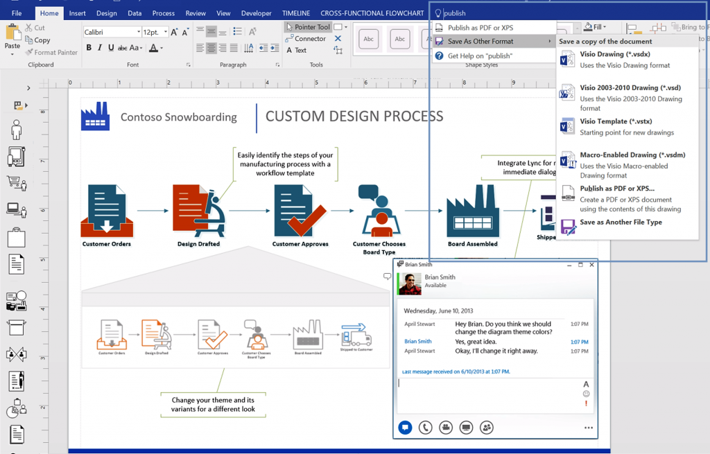 Microsoft Visio 2016 Professional for PC Online /1Pc